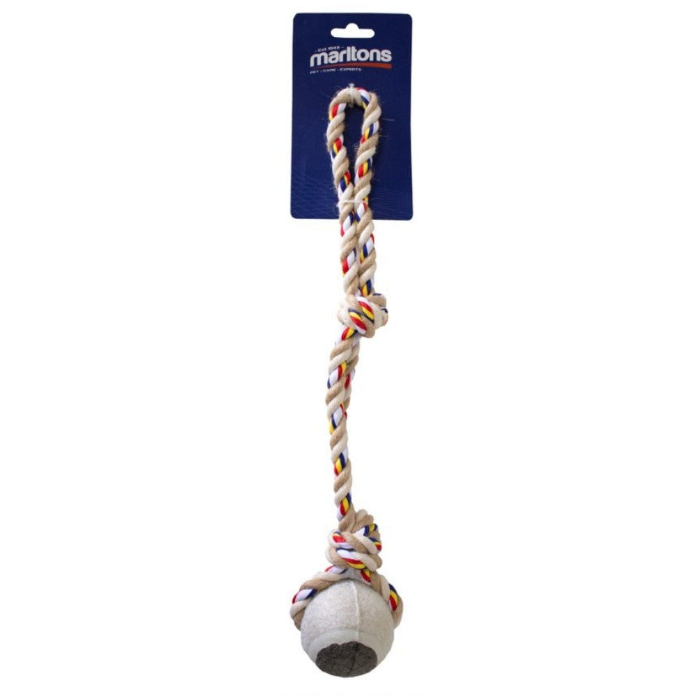 Marltons TOY Rope with Ball 52cm