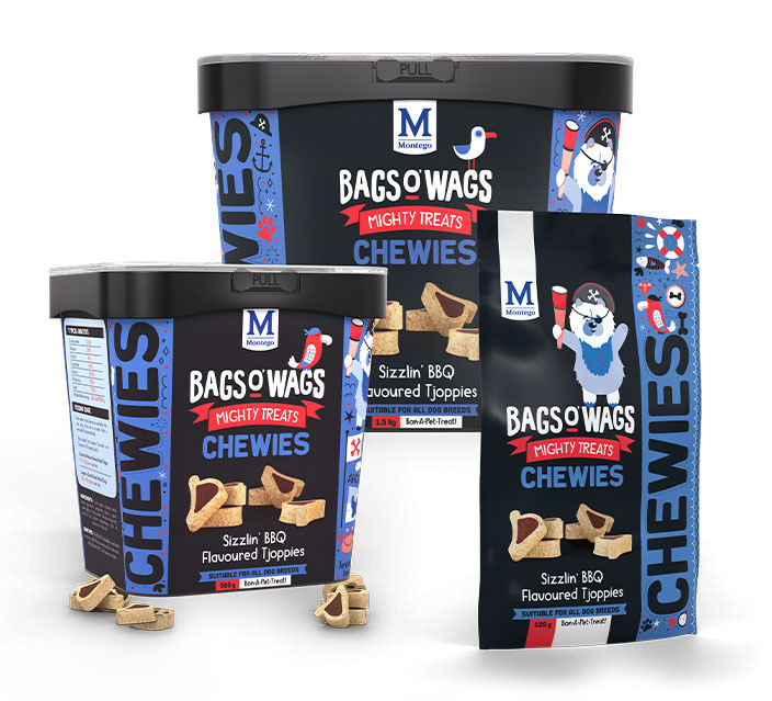 TJOPPIES BBW 120G BAGS O WAGS