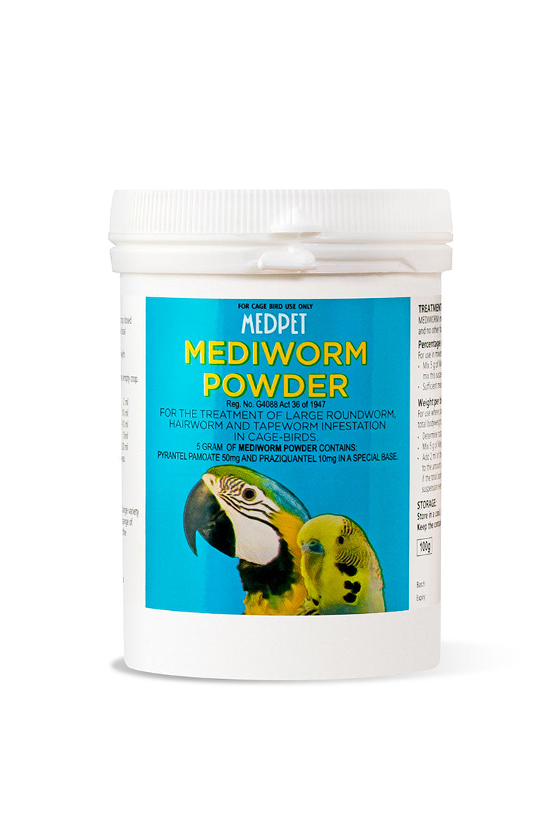 Antrovet Mediworm Powder 100g Medpet