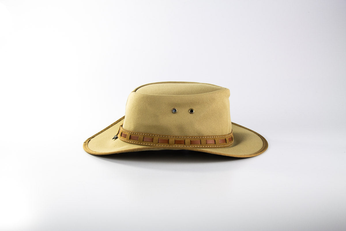 Tarzan Full Khaki Canvas Hat M