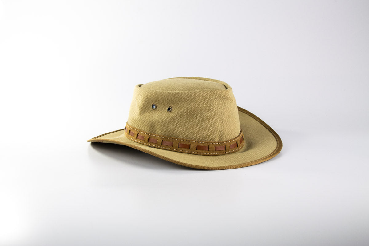 Tarzan Full Khaki Canvas Hat L