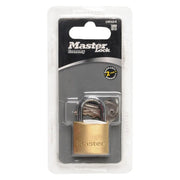 PADLOCK ECONOMY BRASS 30MM MASTER