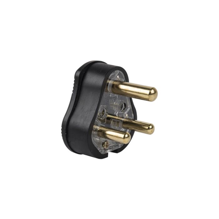 Electricmate Plug Top Rubber Black