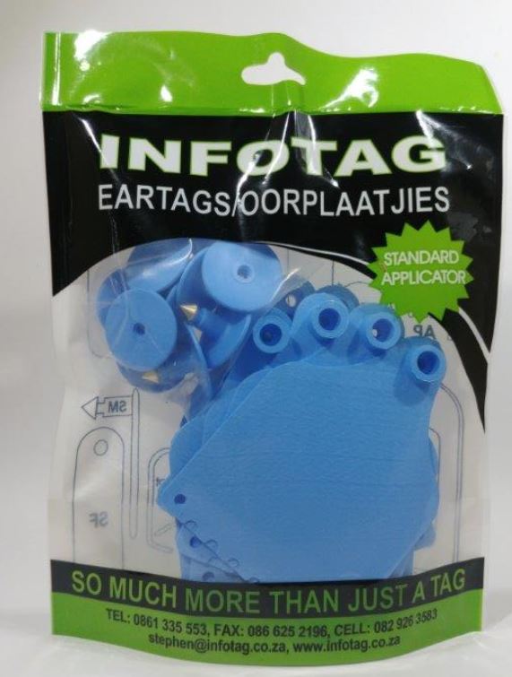 Antrovet Ear Tag Green Info F2/m1 10's