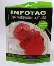 Antrovet Ear Tag Red Info F3/m1 10's