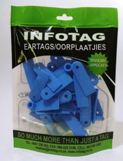 EAR TAG BLUE SHEEP 20'S ANTROVET