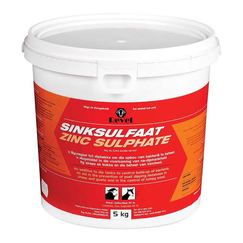 HLT ZINK Sulphate Penta 5kg Revet