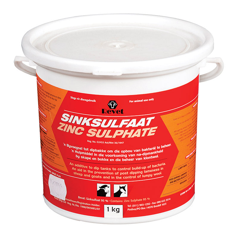 HLT ZINK Sulphate Penta 1kg Revet