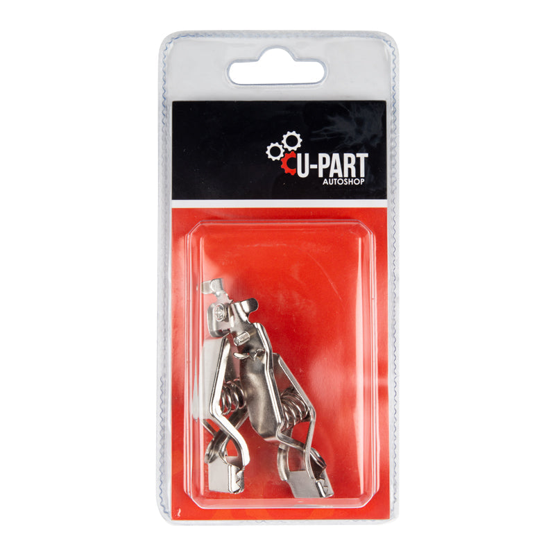 Battery Crocodile Clip 25A 2PK U-part