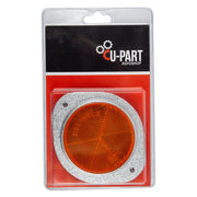 Reflect Round Flange YEL 76mm 2PK U-part