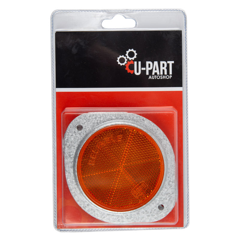 Reflect Round Flange YEL 76mm 2PK U-part