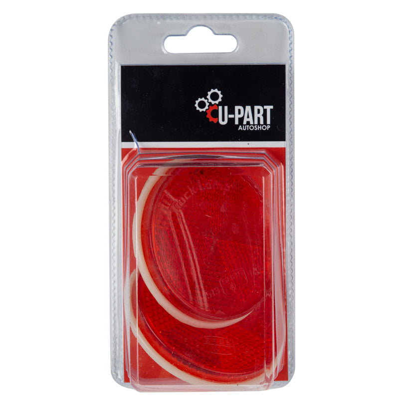 Reflect Round C/bolt Red 60mm 2PK U-part