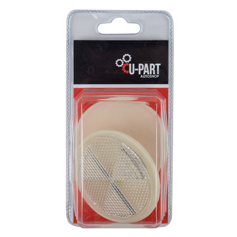 Reflect Round C/bolt WHT 60mm 2PK U-part