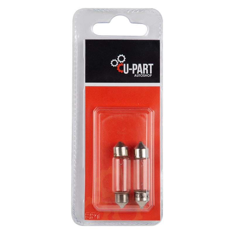 Globe Festoon 12V G254 2PK U-part