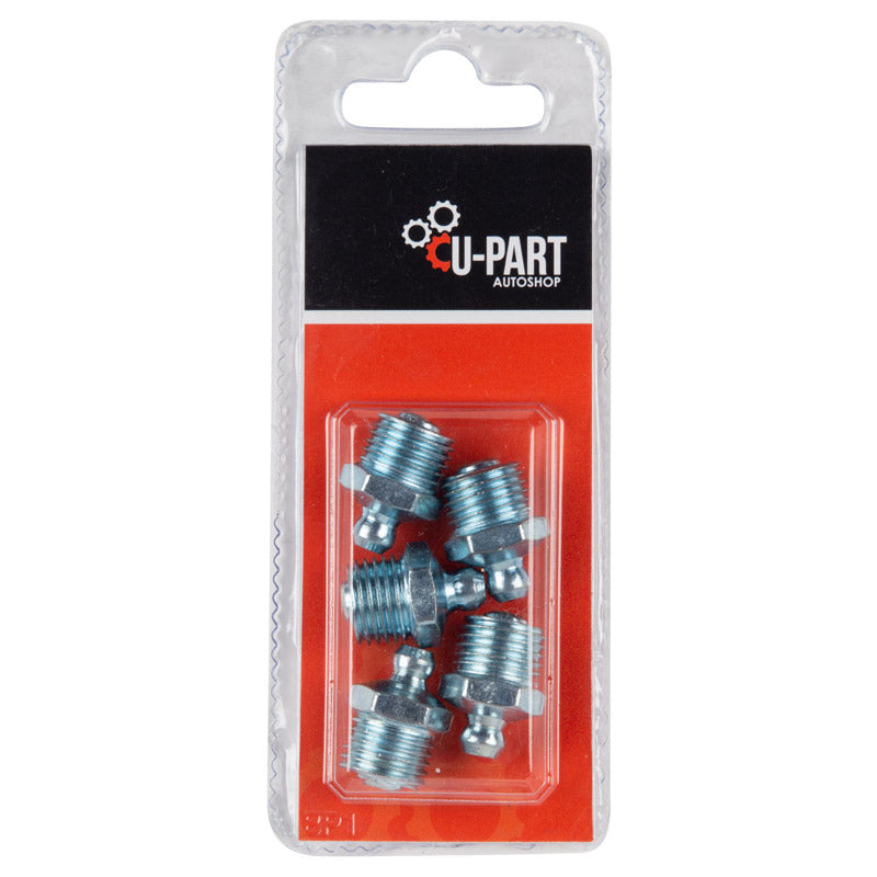 Grease Nipple Str 1/4in Bsf 5PK U-part