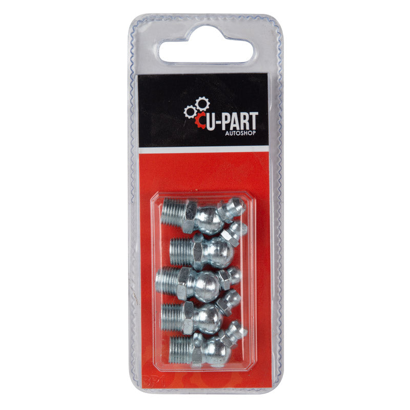 Grease Nipple 45DEG 1/8in Bsp 5PK U-part