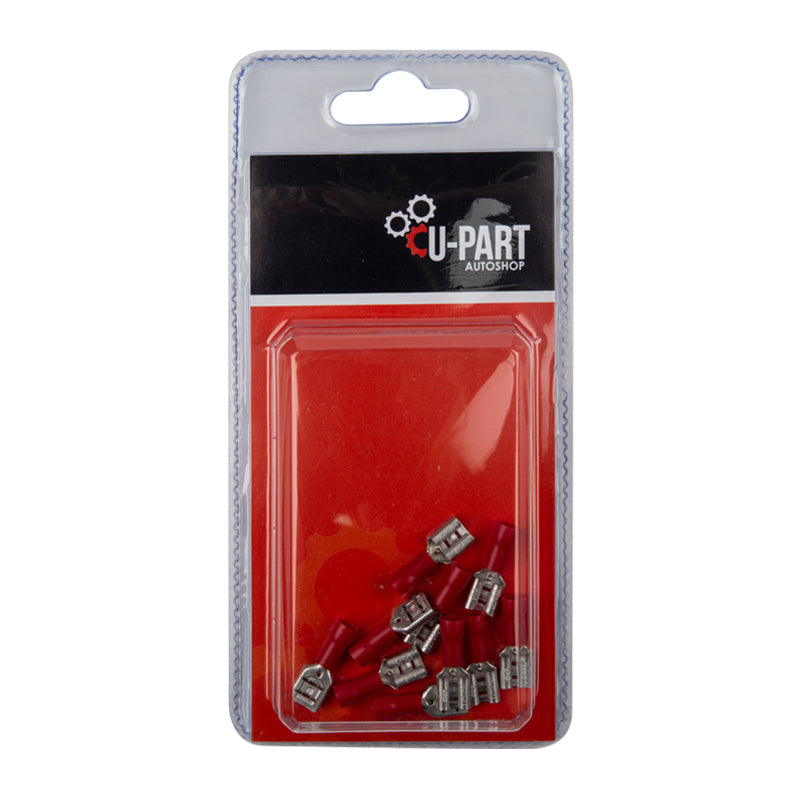 Pioneer Trmnl Push Red FEM 0.5-1.5 6.3mm U-part