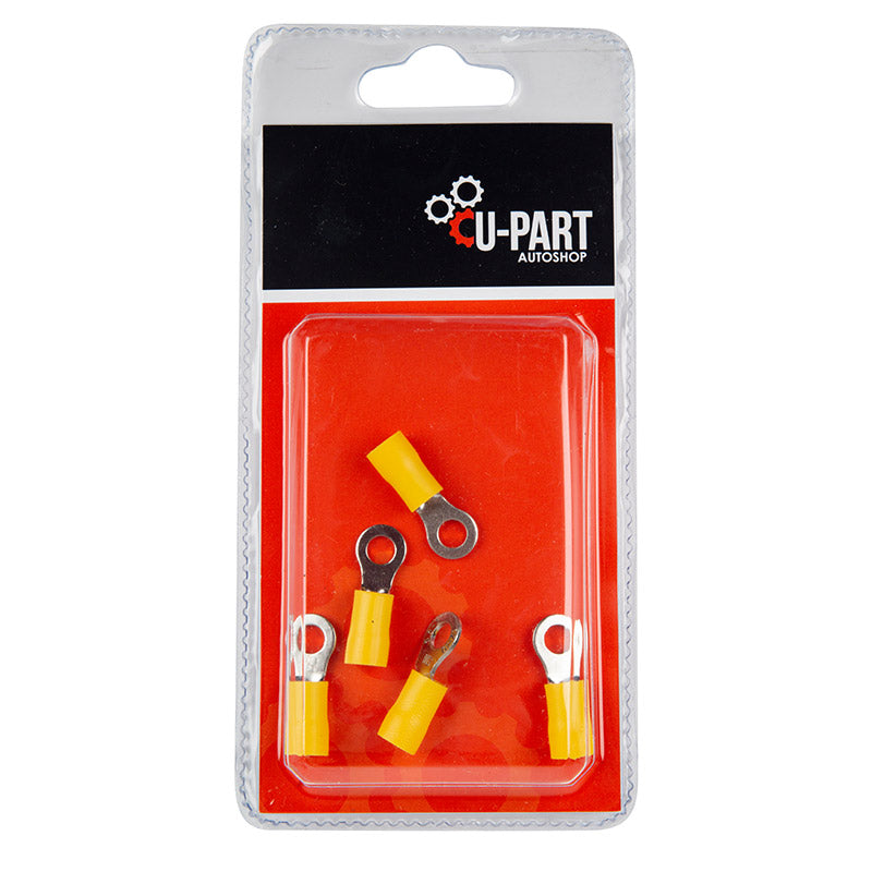 Terminal Ring YEL 4.0-6.0mm 6mm U-part