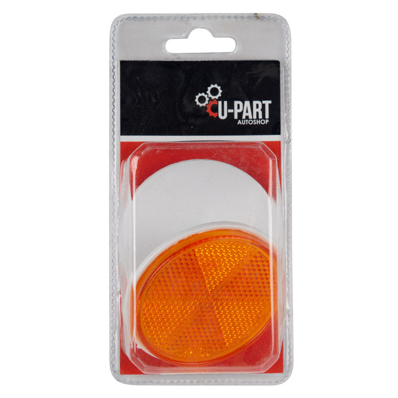 Reflect Round C/bolt YEL 60mm 2PK U-part