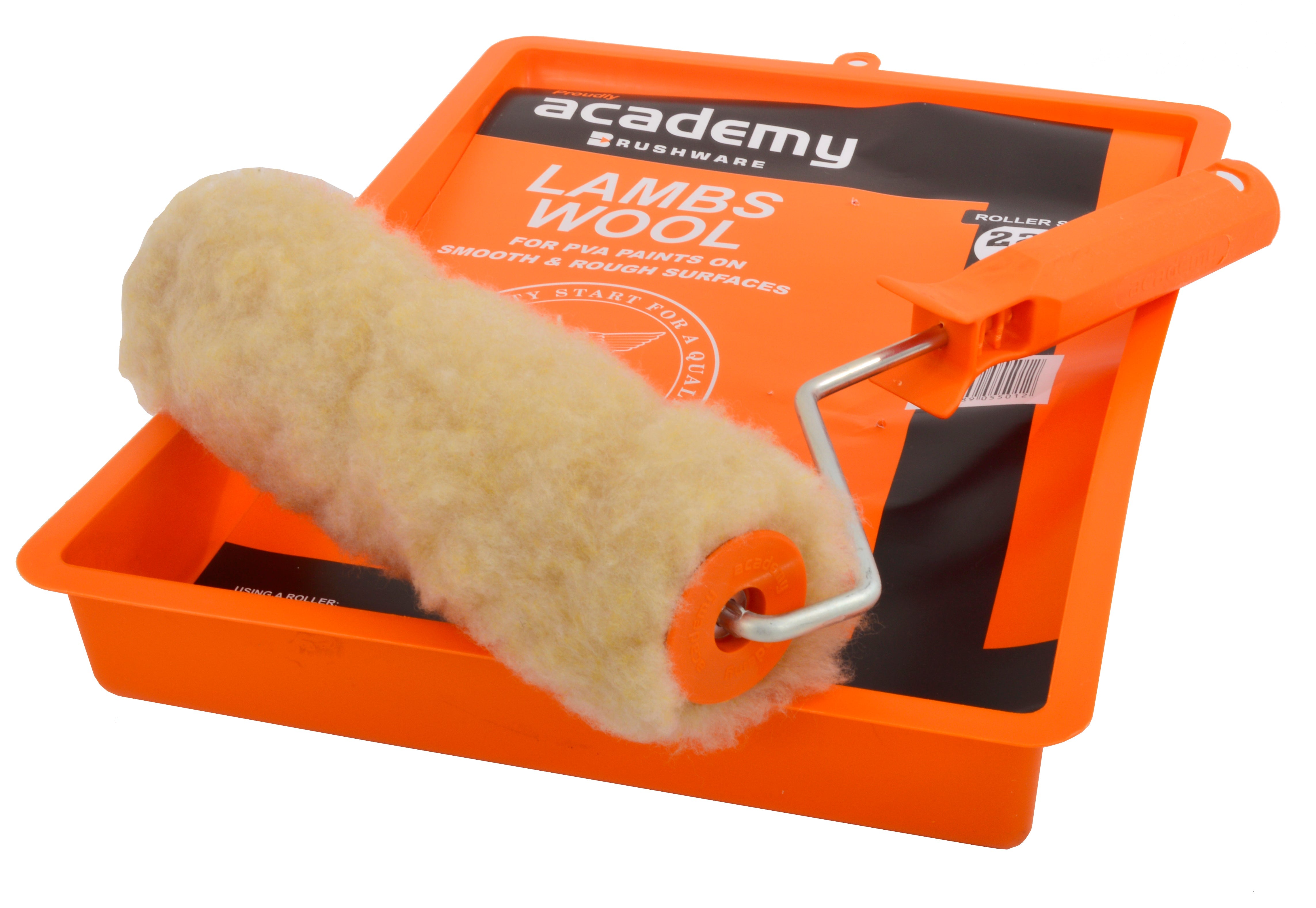 Academy Paint ROL L/wool T/set 225mm
