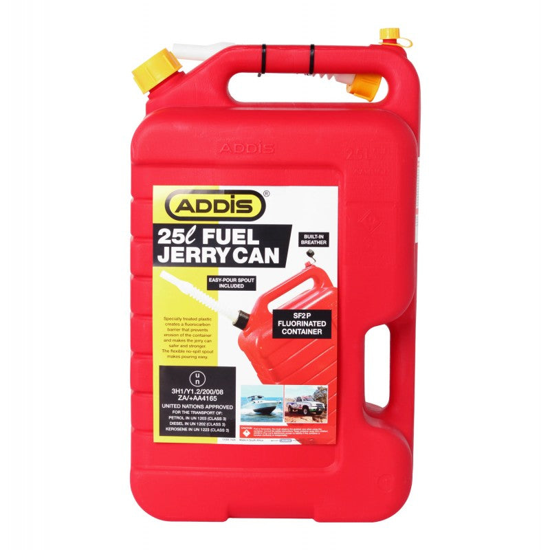 Jerry Can Plastic Petrol 25L Addis