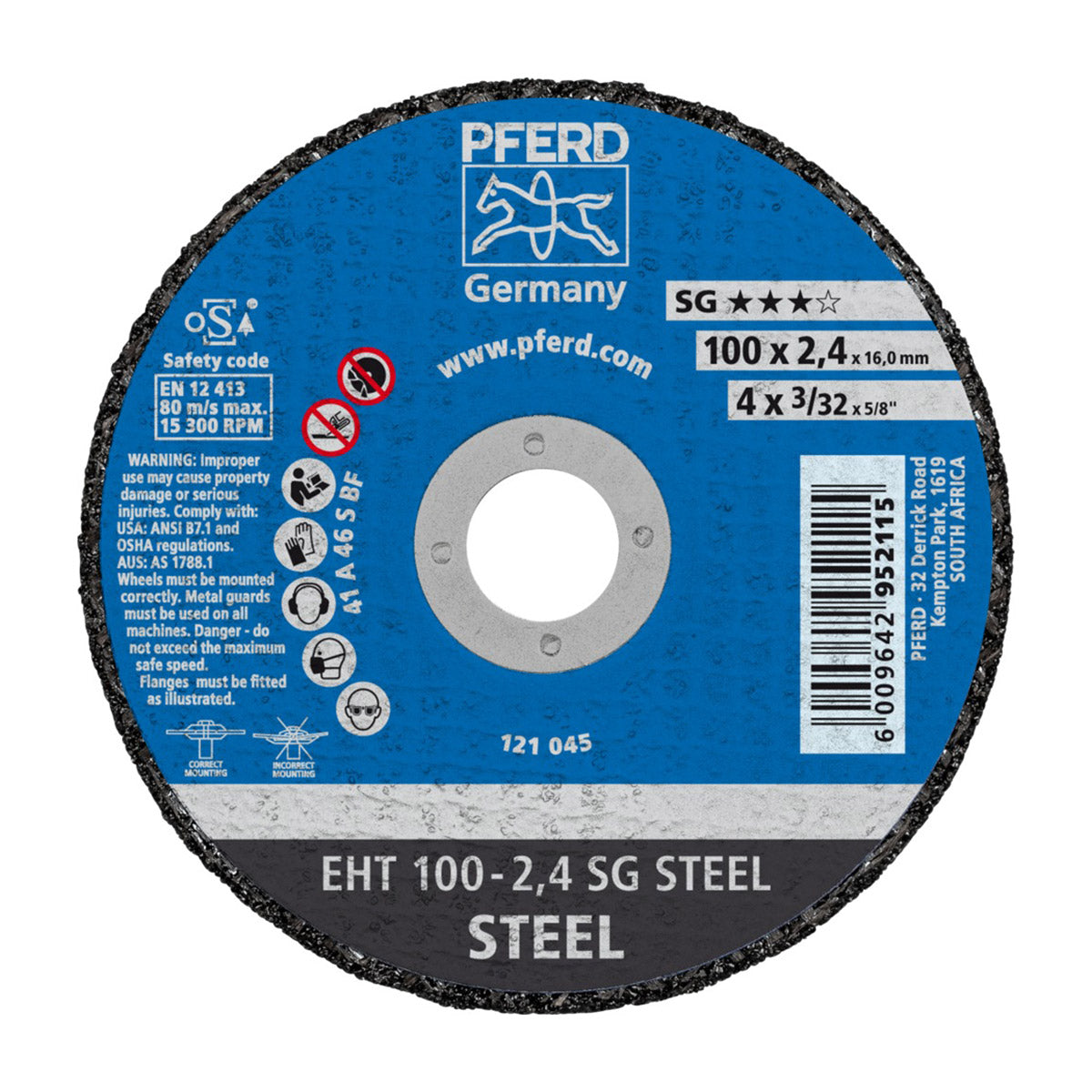 Cutting  Disc Steel SG 100mm Pferd