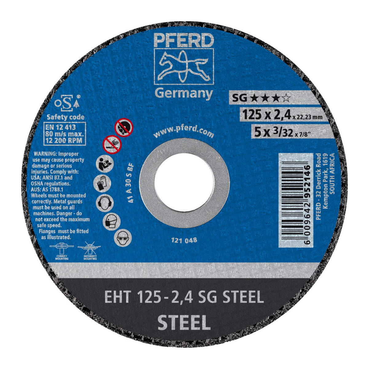 Cutting  Disc Steel SG 125mm Pferd