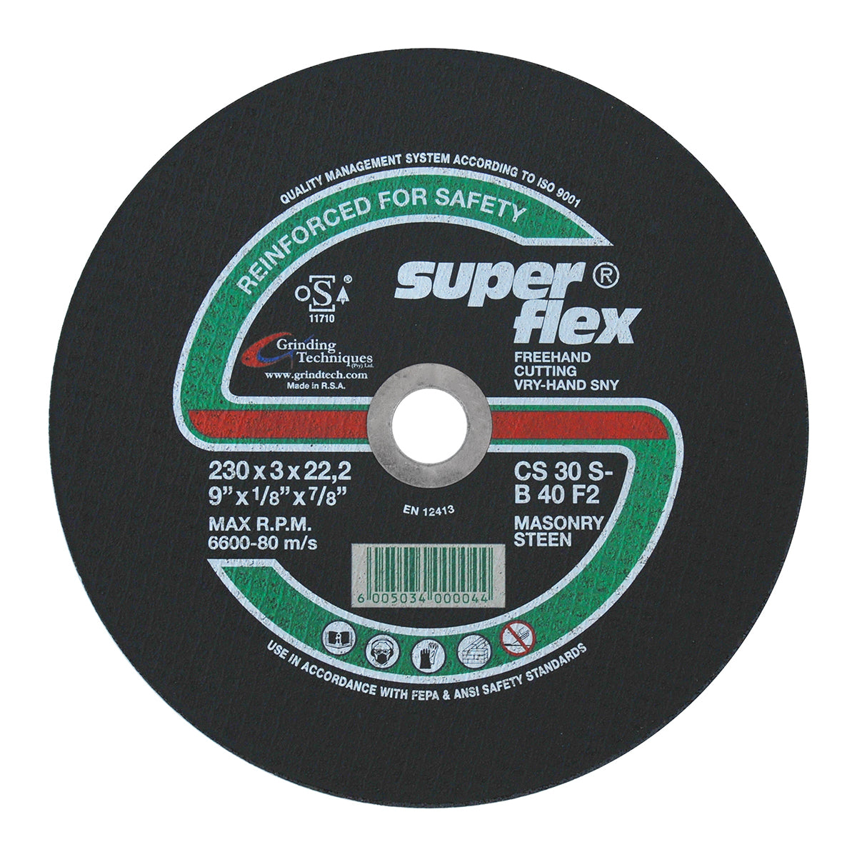 Cutting  Disc Stone 230 x 3x22.2 S/flex