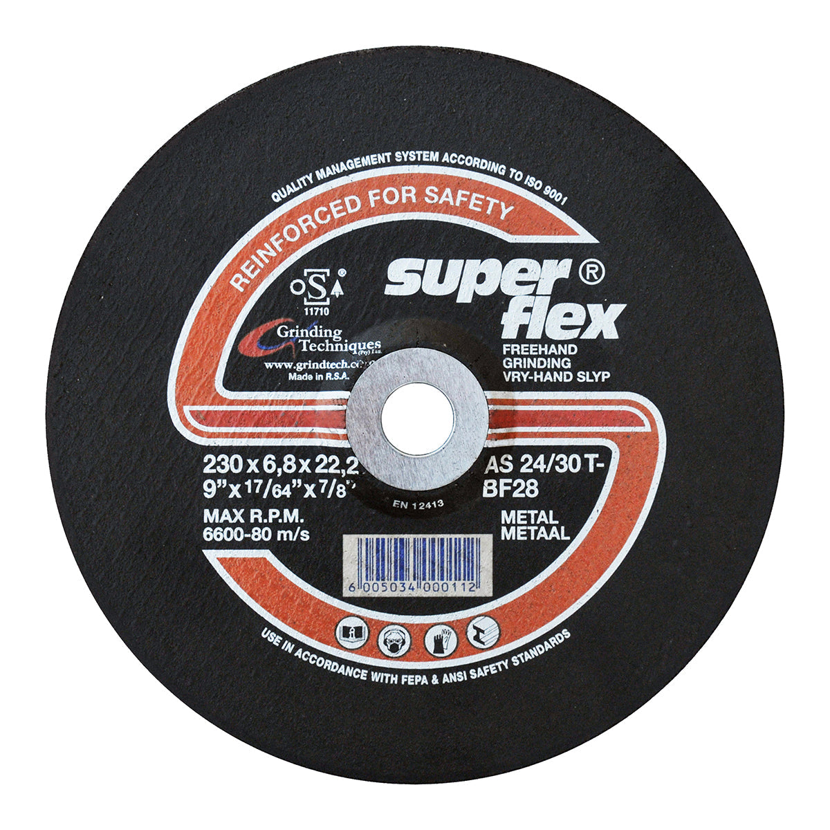 Grinding WHL Steel Dome 230 x 6SUPERFLEX