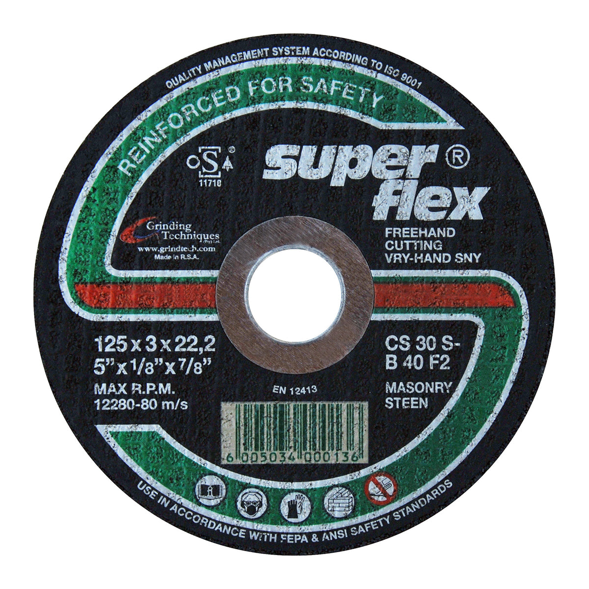 Cutting  Disc Stone 125mm S/flex