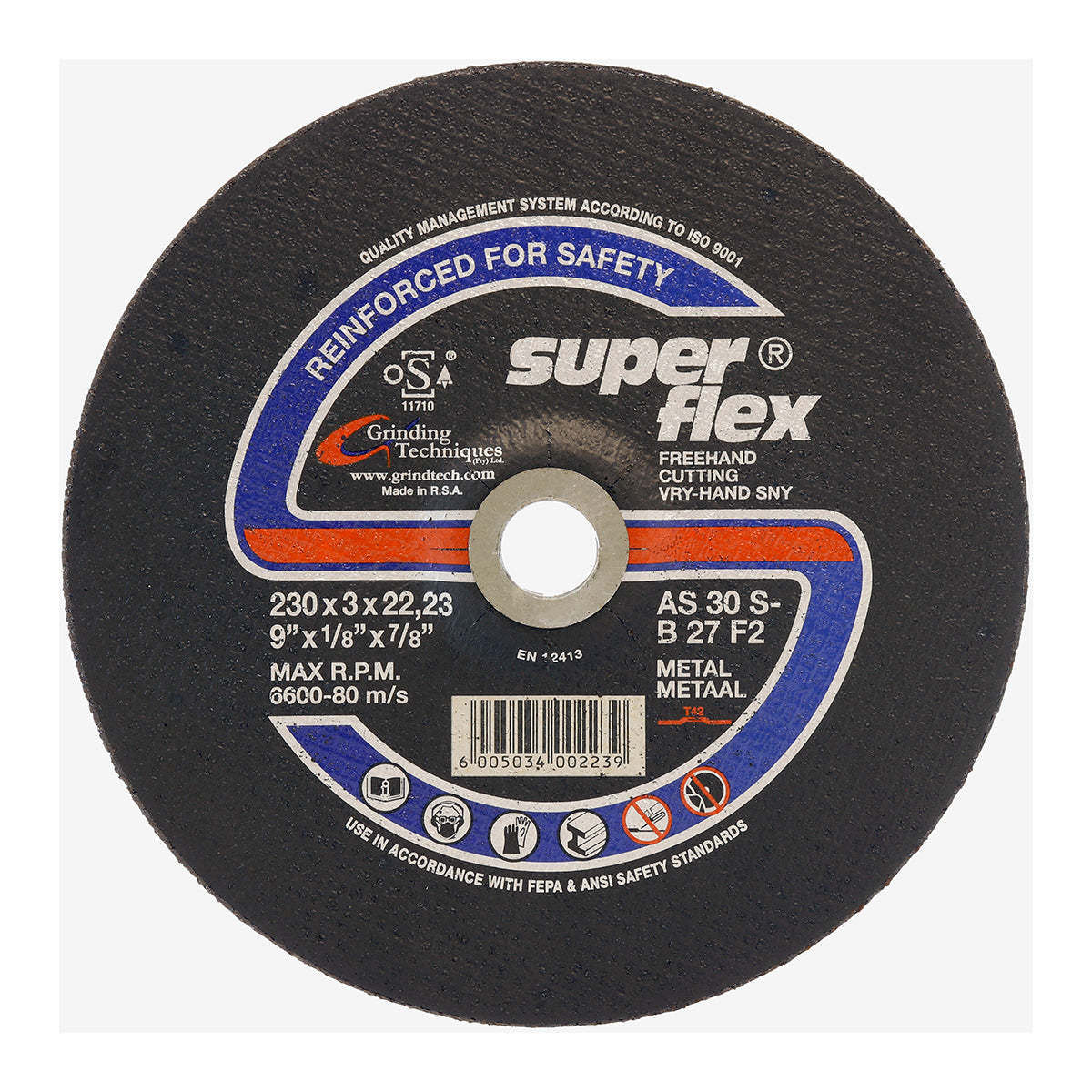 Cutting  Disc Dome 230 x 3x22.2 S/flex