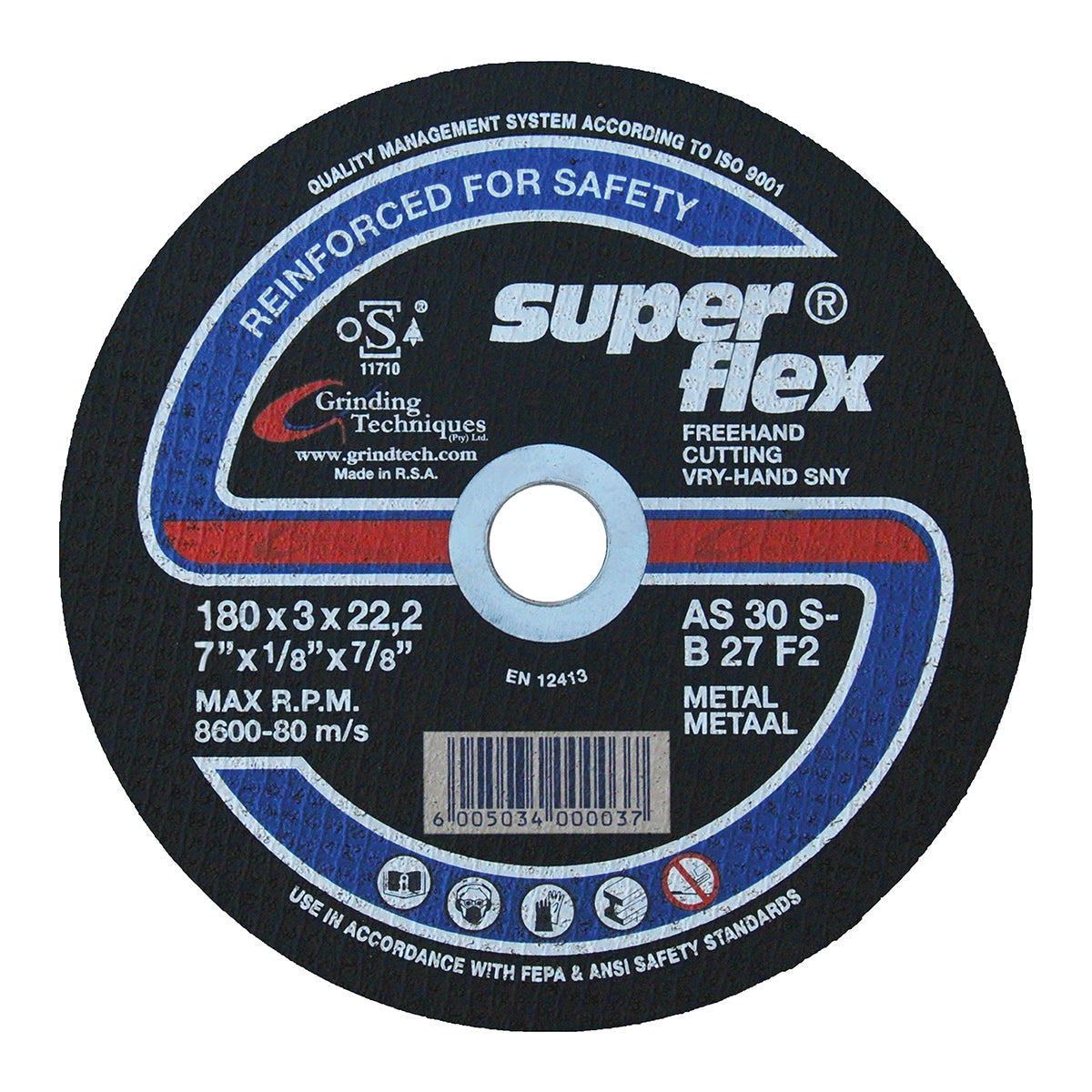 Cutting  Disc Steel 180mm S/flex