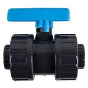 Valve Ball Union 40mm PVC