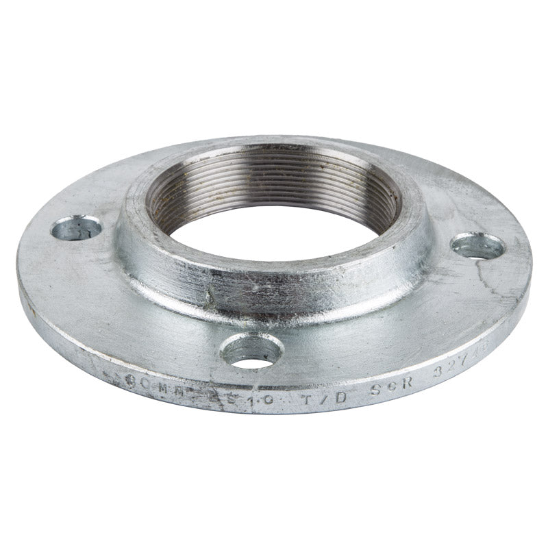 Flange Black Screwed T/d 50mm