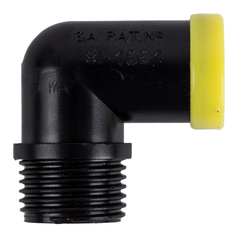 Full Flow Elbow Male 25mmx3/4
