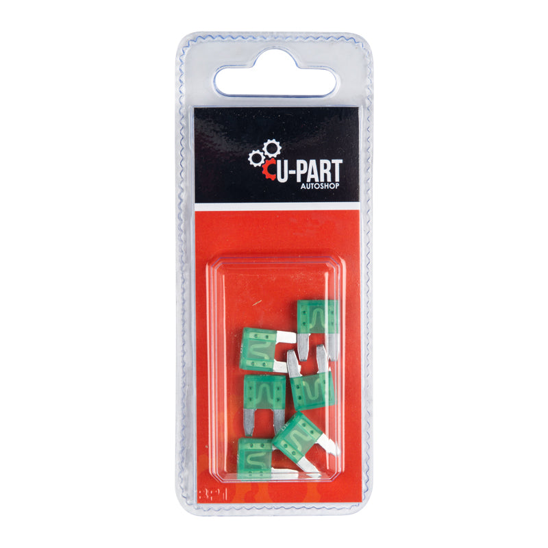 Fuse Mini 30AMP 6PK U-part