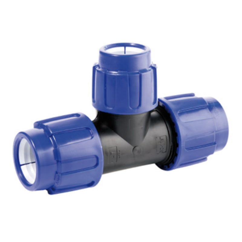 COMPRESSION TEE REDU 25X20MM