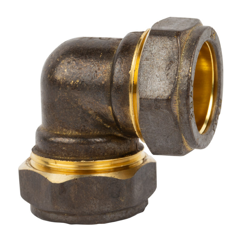 Plumbing Elbow 22mm 90D CXC Brass