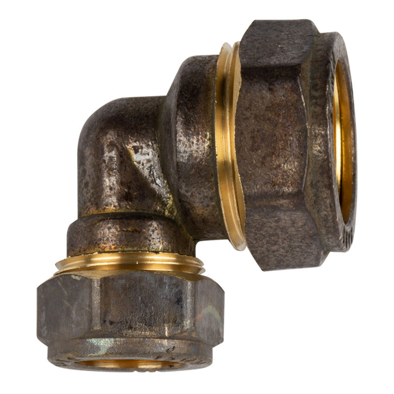 Plumbing Elbow 22mmx1/2 90D Cxc Brass