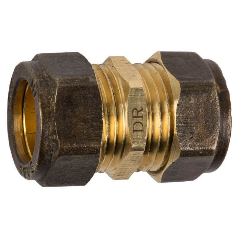 Plumbing Coupler 15mm CXC Brass