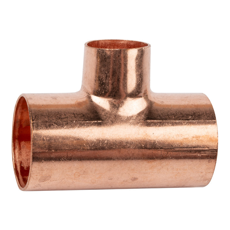 Plumbing Tee 22mmx1/2 Cxcxc Copper