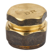 Plumbing End Cap 22mm Brass