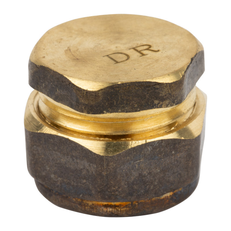 Plumbing End Cap 22mm Brass