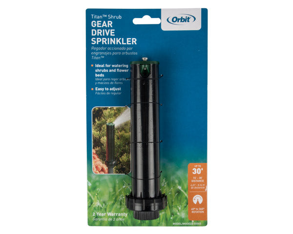 Sprinkler Gear Drive Shrub Titan Orbit