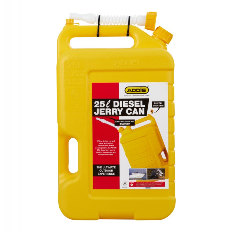 Jerry Can Plastic Diesel 25L Addis
