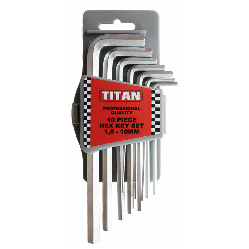Titan Key Hex Set 10PC