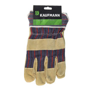 DC- GLOVE COTTON + LEATHER PALM KAUFMANN