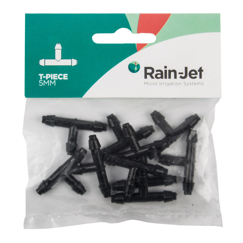 Rain-jet Micro Tee 5mm 10PK