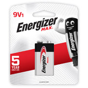 Energizer Max Battery 9V 1PK