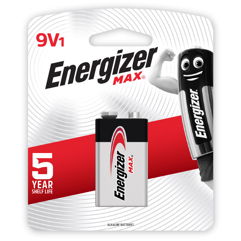 Energizer Max Battery 9V 1PK